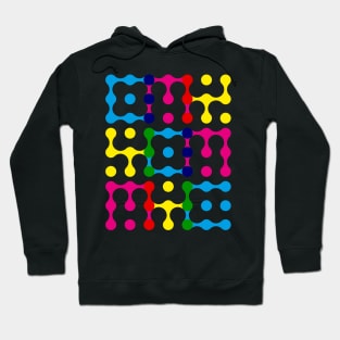 CMY Metaballs Typography (Colour Mix) Hoodie